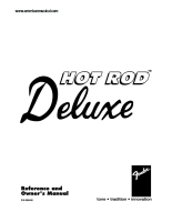 Fender Hot-Rod-Deluxe - Owners Manual